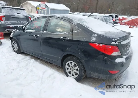 2013 Hyundai Accent Gls z USA, uszkodzony, nr VIN KMHCT4AE9DU412692